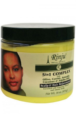 RINJU-5 IN 1 Complex Scalp & Hair Rejuvenator ( 16 oz), Sareya Beauty Supply in Calgary Alberta Canada
Rinju 5-in-1 Complex Scalp & Hair Rejuvenator
Hair rejuvenator with natural oils
Leave-in hair treatment
Repair dry and damaged hair
Curly hair rejuvenator
Hair moisturizer with Vitamin E
Rinju hair care product